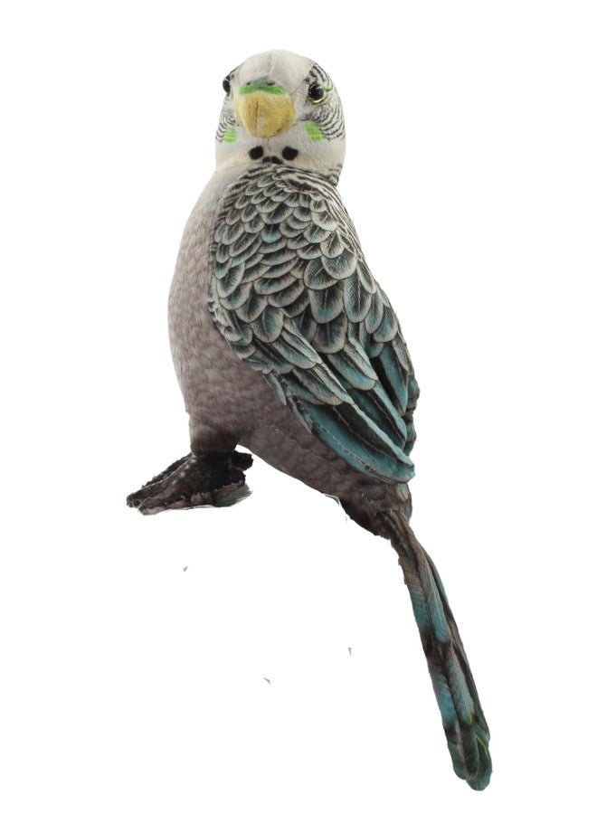 Tickles Cute Parrot Soft Stuffed Plush Bird Toy for Kids Boys & Girls Birthday Gifts (Size: 20 cm Color: Grey & Blue) - Image 4